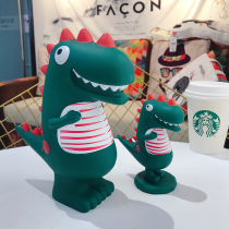 Dinosaur piggy bank girl cute children can save the savings pot ornaments Net red anti-fall large capacity piggy bank