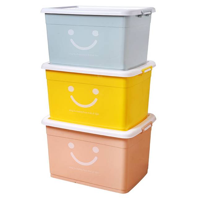 Plastic storage box fitted clothes snack toy quilt finishing me home King covered storage box three-piece Plastic storage box fitted clothes snack toy quilt finishing me home King covered storage box three-piece