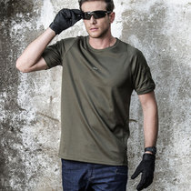 Dragon Summer Physical Training Costume Tactical Sports Short-Sleeve Dry Round Penetration Business Summer Men's T-shirt