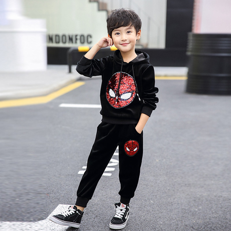 童装男童秋装2018新款套装中大童帅气6儿童7潮衣8两件套9男孩10岁