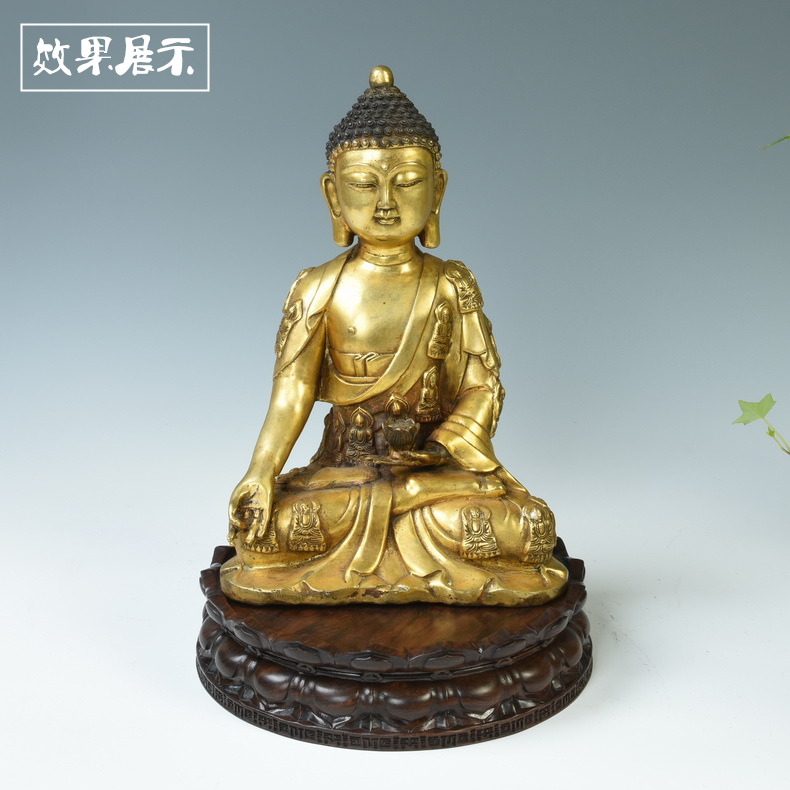 Solid wood ebony wood carving handicraft lotus Taiwan consecrate Buddha base round wooden bodhisattva guanyin lotus base