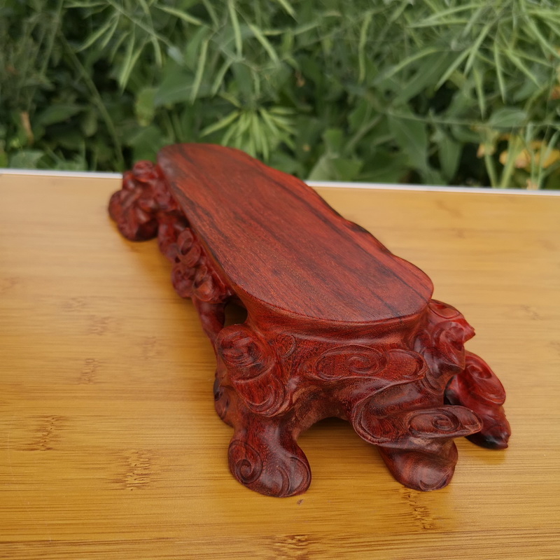 Pianology picking 82 redwood carved base solid wood handicraft furnishing articles base with flowers miniascape base