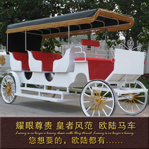 New European-style retro real estate display wedding wedding exhibition tourist carriage sightseeing samples can be customized
