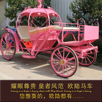 New Cinderella European Christmas pumpkin carriage scenic spot sightseeing tour large amusement park Wedding Photography Exhibition Hall