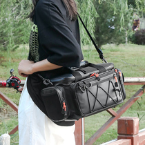 Luya Bag Multifunction Pocket Single Shoulder Backpack Inclined Satchel Bag Rod Bag Waterproof Fishing Bag Fishing Gear Bag Fishing Rod Outdoor