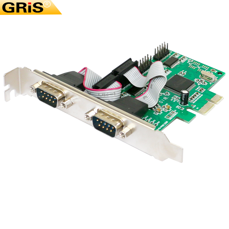gris pcie4 serial port card pcie four-port desktop rs232 interface 9-pin com industrial-grade 485 communication card