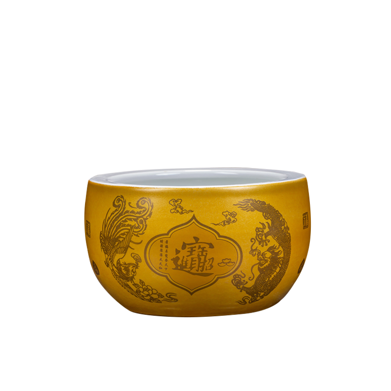 Jingdezhen ceramics cornucopia sitting room porch feng shui aquarium the opened decorative furnishing articles furnishing articles a thriving business. A basin