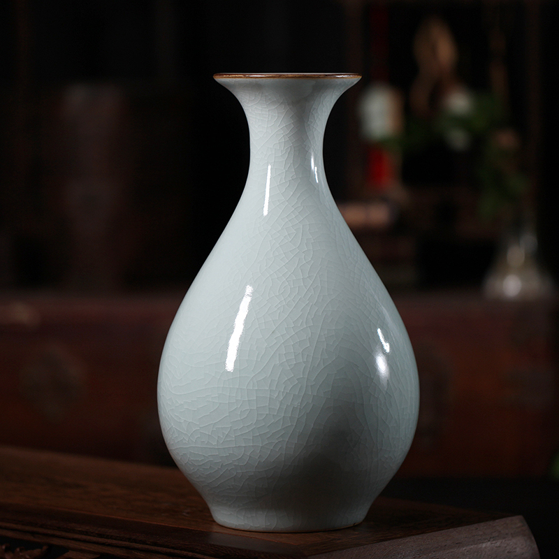 Imitation of jingdezhen ceramics up on vase sitting room of Chinese style household contracted place decoration decoration arts and crafts