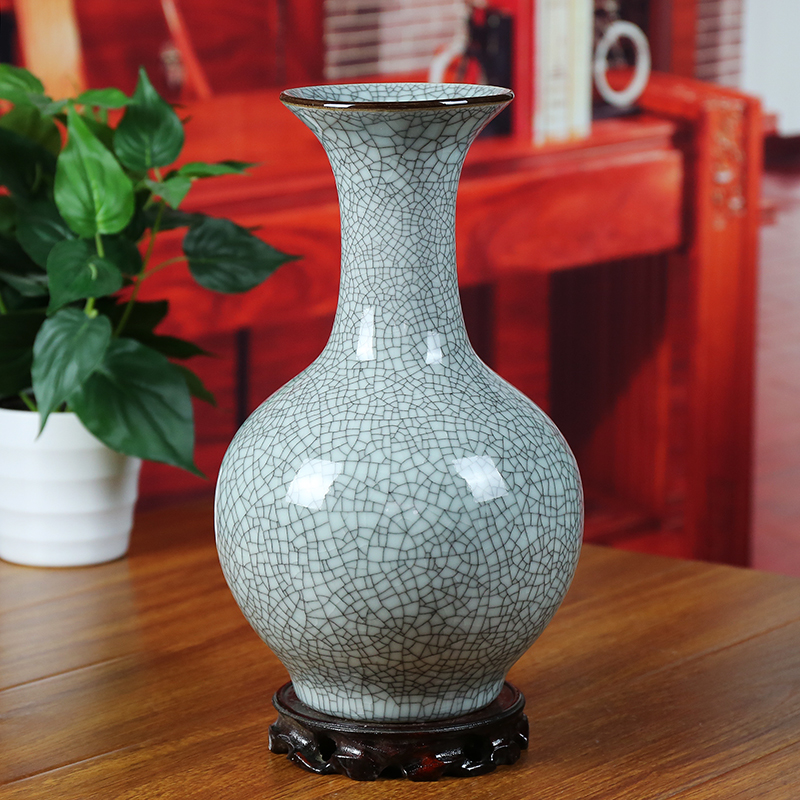 Imitation of jingdezhen ceramics up on vase sitting room of Chinese style household contracted place decoration decoration arts and crafts