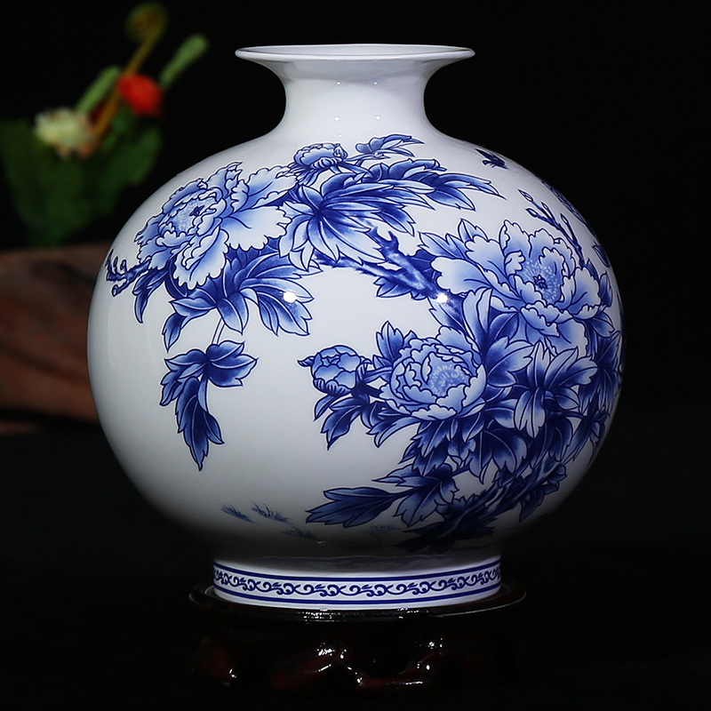 Jingdezhen ceramics ipads in porcelain vase glair contracted sitting room place, modern household gift ornament