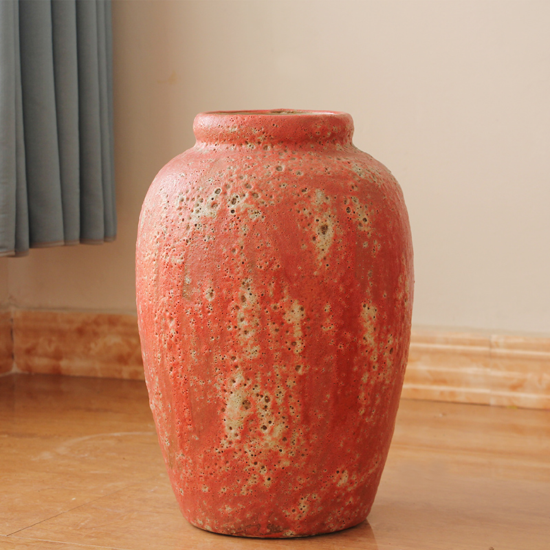 Jingdezhen of large vases, the sitting room porch place Chinese up flower flower implement hotel ceramic decoration