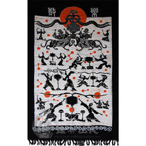 Batik curtain Guizhou Anshun tourism specialty Huangguoshu souvenir pure handicraft 90 * 135cm
