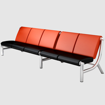 Bank Waiting Chair Trio Place Sofa Strip Chair Public Seat Airport Chair Tandem Chairs Four Waiting Chairs for chairs