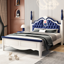 All - solid wood childrens beds for boys Mediterranean 1 5m childrens single bed combination