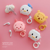 Cartoon AirPods protective case for Pro Apple earphone cover 1 2 dropproof silicone personality female cute soft shell