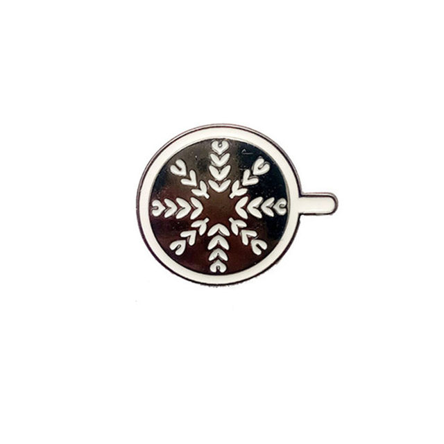 Patterned coffee cup series coffee surface metal alloy material drip oil brooch badge ເຄື່ອງປະດັບ