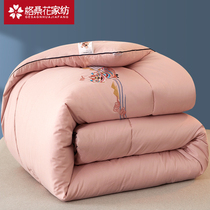 Quilt Winter quilt thickened warm cotton quilt winter silk quilt 12 space quilt double 10 pounds quilt core winter