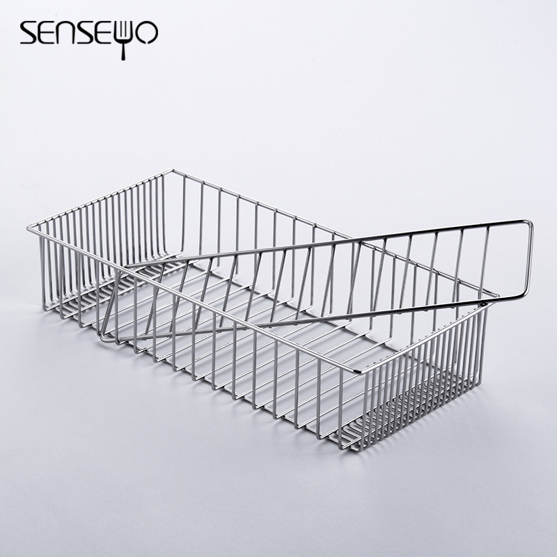 Senseyo304 alexipharmic ark of stainless steel tube chopsticks kitchen cutlery boxes chopsticks basket shelf