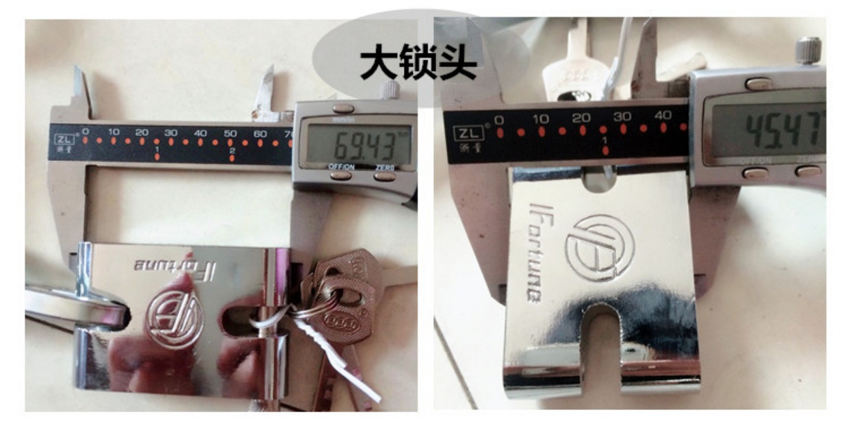 长锁具家用锁大门摩托车自行车电动车电瓶车柜子链子锁防盗链条锁