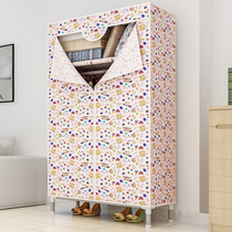 Simple wardrobe Common wardrobe Childrens dormitory rental room with assembled small cabinet Bedroom household wardrobe Modern and simple