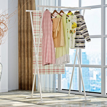 Solno hanger floor folding anti-rust double rod X-type drying rack Balcony multi-function drying quilt rack