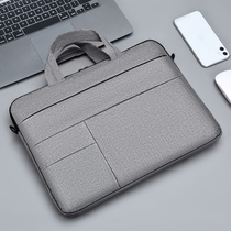 Notebook Hand bag for Huawei matebook13 Lenovo Asus 14 inch female shoulder oblique span Dell G5 computer bag 15 6 inch inner bag briefcase HP case male