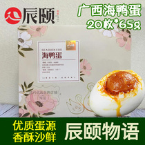 Chenyi Stars Roasted Sea Duck Egg 20*65g Non-gift Boxed Authentic Guangxi Beihai Mangrove Oil Duck Egg