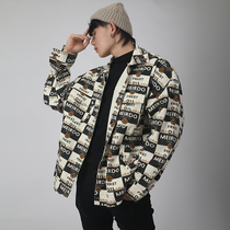 Autumn and Winter sports trend sweater Europe and the United States loose mens plus-size top Casual wild muscle slag mens coat