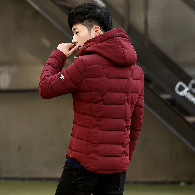 棉衣男士青少年韩版修身学生棉服外套冬季潮流装个性新款2016帅气产品展示图5