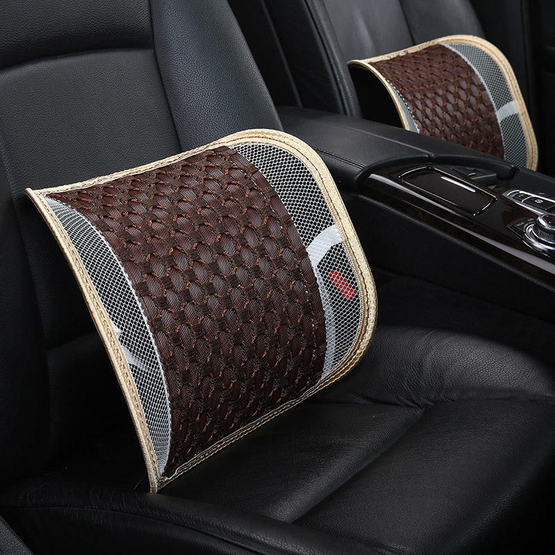 恒亿雅汽车腰靠护腰靠垫夏季冰丝车用腰枕靠背垫子办公室座椅腰垫