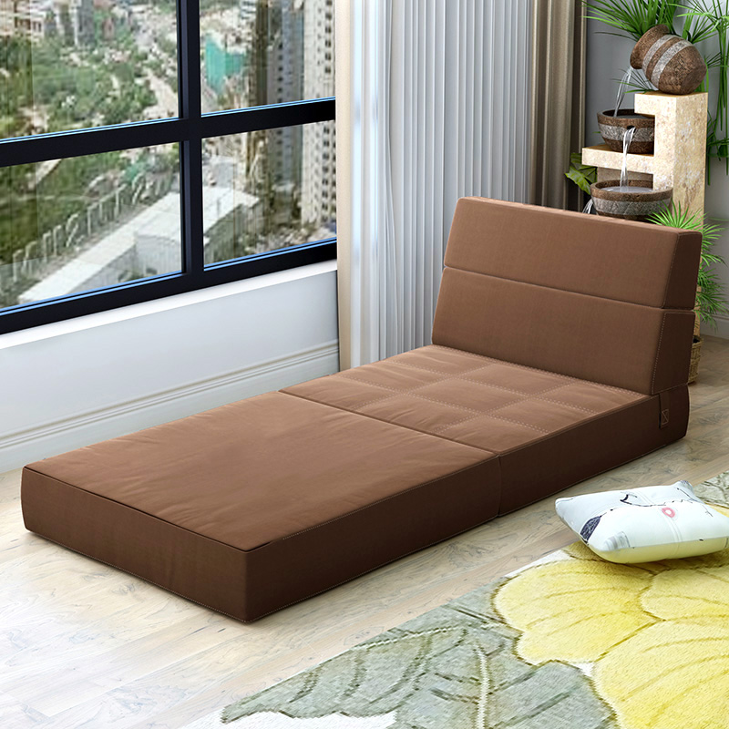单人折叠床简易折叠垫双人午睡床办公室午休床垫榻榻米懒人沙发产品展示图1