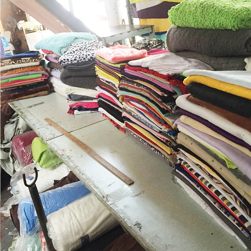 论斤卖 称斤布头随机不挑色 混合毛绒碎布棉麻零料布头杂布布料