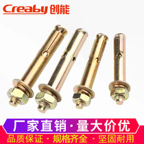 Expansion screw 6mm outer expansion bolt iron galvanized Laptop explosive screw expansion pipe national standard M8M10M12