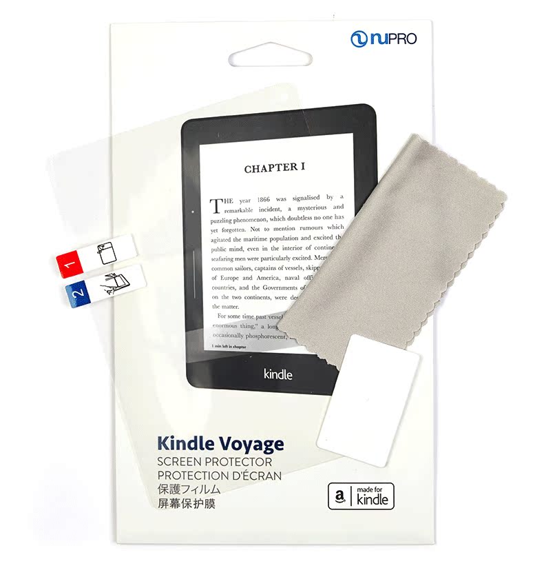 NuPro Kindle Voyage专用贴膜 防指纹防刮痕 亚马逊官方授权产品展示图3