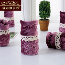 Stool foot leg leg mat chair foot sleeve zhuo yi dian pad stool mat furniture corner cushions