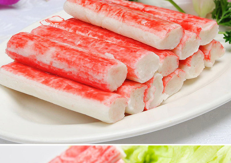 【渔鼎鲜旗舰店】寿司蟹肉棒 蟹肉条 大崎蟹足条 出口品质 料理寿司