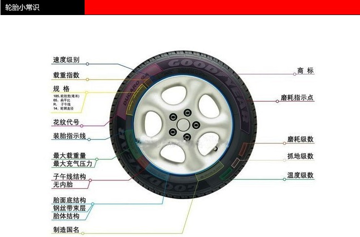 米其林轮胎标记详解图片