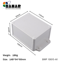 Bajar power supply housing plastic waterproof box electronic components instrument housing plastic housing BWP10015