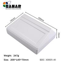 Bahar housing desktop instrument box plastic housing instrumentation wiring BDC30005-A1