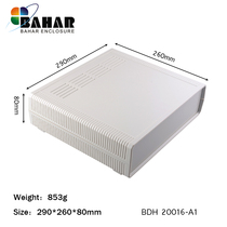Bahar Housing Desktop Instrument Box Plastic Shell Network Router Instrumentation Junction Box BDH20016