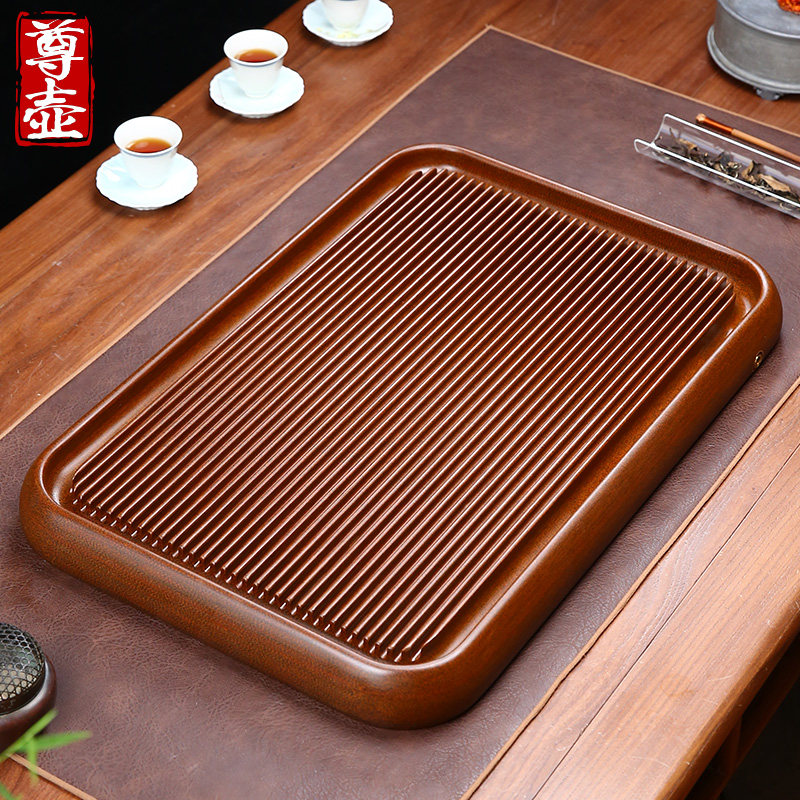 电木茶盘电胶木茶托盘家用大小茶台茶海排水式沥水盘功夫茶具