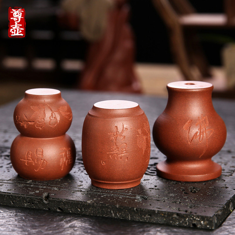 紫砂盖置茶壶盖托壶承茶宠摆件茶道茶桌茶台陶瓷功夫茶具配件