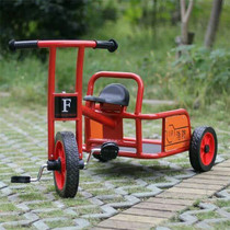Preschool childrens tricycle bicycle Baby toy car 2-8 kindergarten childrens stroller three people double can ride