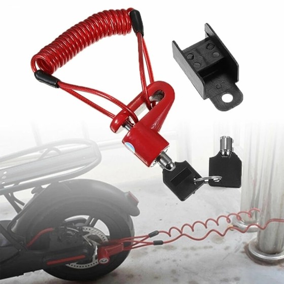 Xiaomi Electric Scooter Lock Hilop 스쿠터 잠금에 적용 가능 방지 경고 잠금 자전거 디스 브레이크 강화 Xiaomi Electric Scooter Lock Hilop 스쿠터 잠금에 적용 가능 방지 경고 잠금 자전거 디스 브레이크 강화