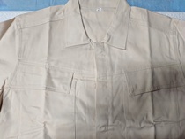 Rice white pure cotton thickened with increased gattening electric welding rework shipping long sleeve whole set workwear Angelo care