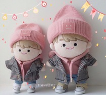 (spot) 15cm20cm va coat ginger Daniel with the same pink sweater striped plaid jacket suit