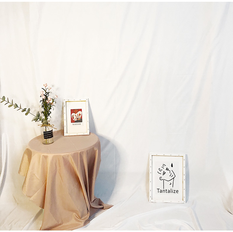 拍照背景布ins网红主播摄影背景墙纯色模特儿童服装拍摄摆拍白布