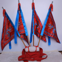 Opera Peking Opera double-sided embroidery depends on the flag and the pennant stage.