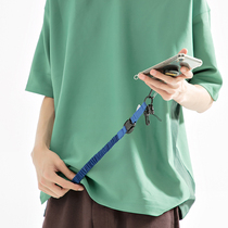 the MAD HATcher MONOGRAM functional elastic lanyard Quick release buckle Multi-function keychain