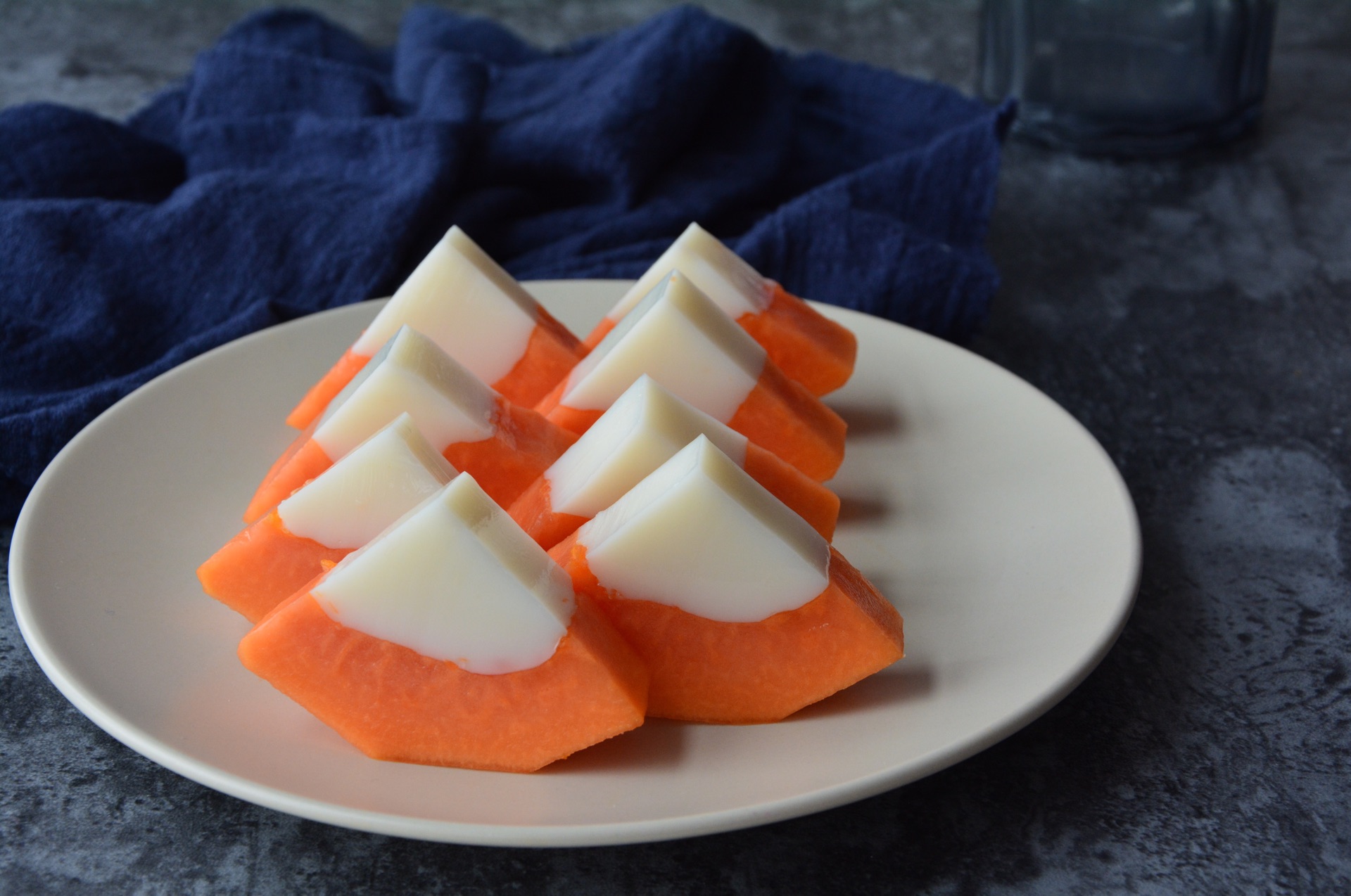 做木瓜椰奶冻,姑娘都说值得学